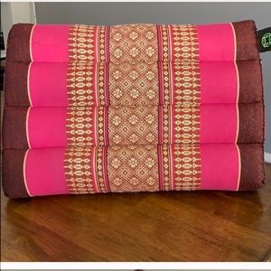 Kapok Dreams Thai triangle pillow